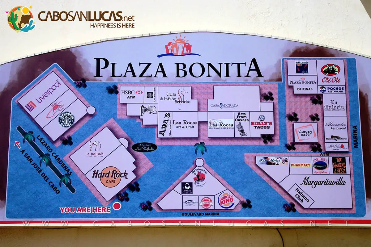 Plaza Bonita at the Cabo San Lucas Marina