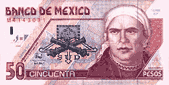 50 peso bill
